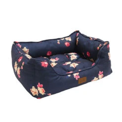 Joules Floral Square Dog Bed -Dog Featured Sales 05503
