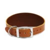Ancol Heritage Tan Leather Greyhound Dog Collar - 34-43cm