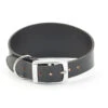 Ancol Heritage Black Leather Greyhound Dog Collar - 34-43cm