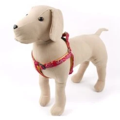 Great&Small Glow Reflective Bone Harness Red