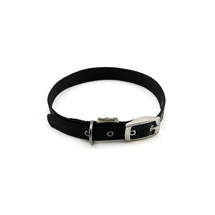 Great&Small Classic Buckle Collar Black 3 Great&Small Classic Buckle Collar Black