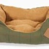 Danish Design Green Tweed Rectangular Snuggle Dog Bed -Dog Featured Sales 25583