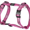 Rogz Armed Response Nylon Harness Pink Bone 25mm -Dog Featured Sales 37453