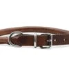 Ancol Heritage Leather Round Sewn Collar Chestnut -Dog Featured Sales 4153