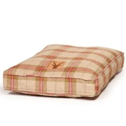 Danish Design Newton Cream & Red Moss Box Duvet Cover