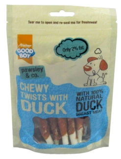 Good Boy Pawsley & Co Chewy Twists With Duck