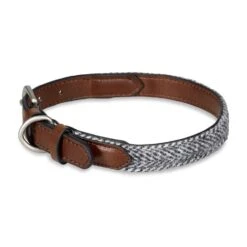 Petface Herringbone Leather Collar -Dog Featured Sales 5d480bb5bbf202.64307836