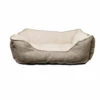 Rosewood 40 Winks Square Bed Luxury Truffle -Dog Featured Sales 60579