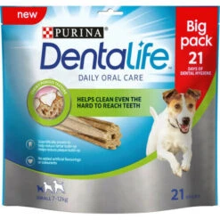 3 X Purina Dentalife Daily Oral Care Chicken Chew Adult Small Breed 21 Pack