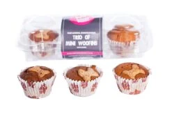 6 X Barking Bakery Mini Trios Un-Iced