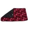 AniMate Dog Blanket In Red Paw Print -Dog Featured Sales 741821