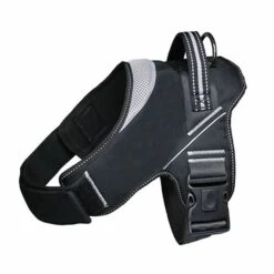 Lazy Bones Padded Harness Black/Grey -Dog Featured Sales 784427