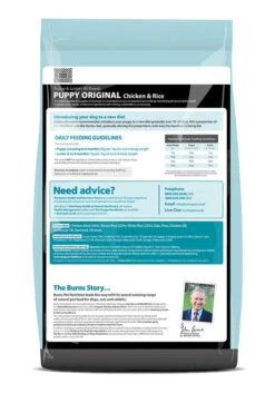 Burns Original Puppy Chicken & Rice -Dog Featured Sales Puppy Original Chicken 6kg reverse