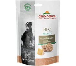 12 X 9 Almo Nature HFC Dog Biscuits With Pecorino Cheese 6g