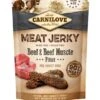 Carnilove Jerky Beef & Beef Muscle Fillet Treats -Dog Featured Sales cl mj beef 3d