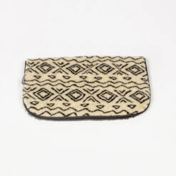 Danish Design Fleece Neutral Geometric Blanket
