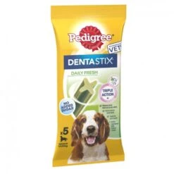 14 X Pedigree Dentastix Fresh Daily Dental Chews Medium Dog Sticks 5