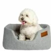 Danish Design Colour Block Silver Lux Slumber Bed -Dog Featured Sales lu1ggrco